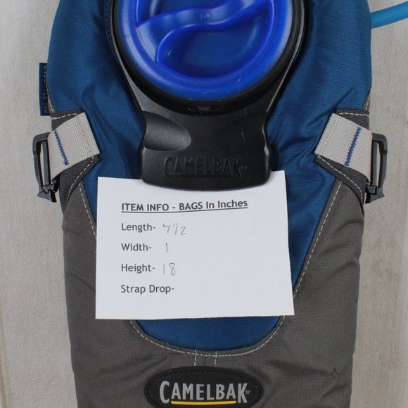 Camelbak Blue Nylon Unbottle Hydration Pack Style Hiking Run Bag Backpack - Picture 10 of 10
